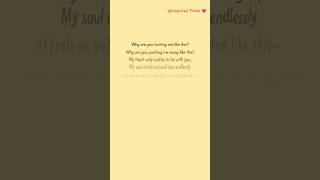 "Why are you Hurting me💔like this" #englishthoughts