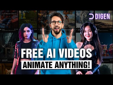 Digen AI | Turn ANY Image to Video in MINUTES with this FREE AI Video Generator