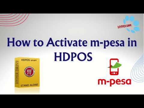 Enable M-pesa in HDPOS  | Billing Software | hyper Drive Solutions