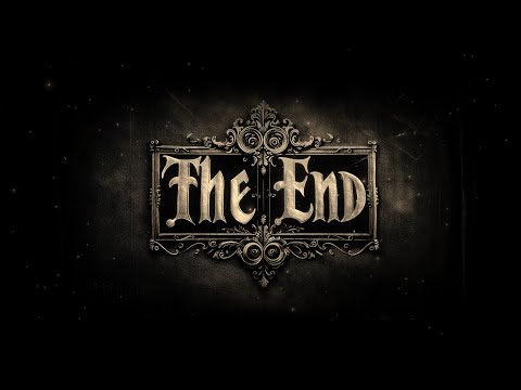 THE END 8mm Old Film Vintage Animation | With Sound 4K HD Western Movie FREE