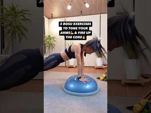 3 moves on the BOSU you gotta try!💪 #bosu #coreworkout #shorts