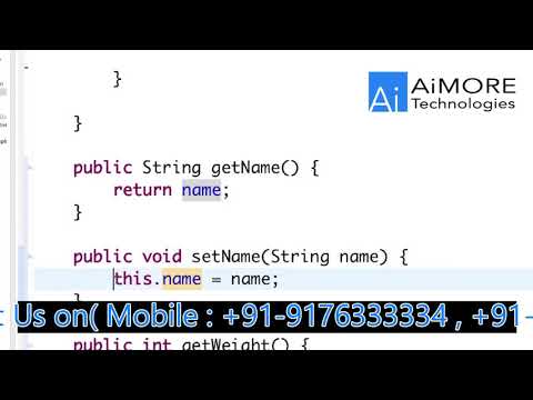Java Programming Tutorial By AIMORE Technologies