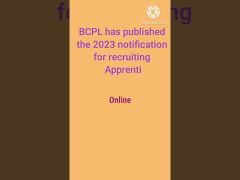 BCPL Apprenticeship 2023 | Notification out🔥 | Graduate and Diploma trainee| Civil & Mechanical jobs