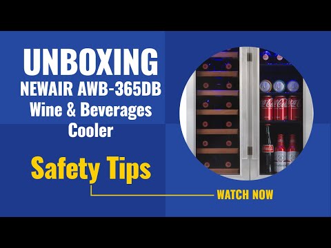 Unboxing and Testing the Newair  AWB 365DB Wine & Beverages Cooler: Complete Review