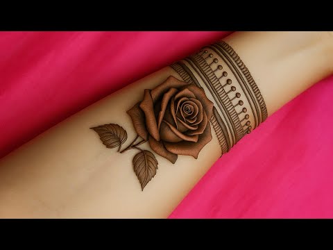Simple mehndi design front hand | mehndi design simple | easy arabic mehndi design | mehandi design