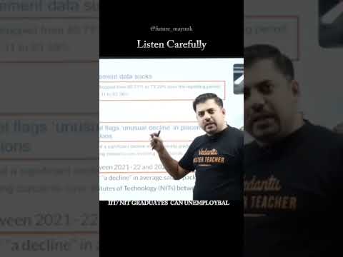 Reality of IITs / NITs #shorts #shortsfeed #students #iit #vedantu #harshsirvedantu #ai #motivation