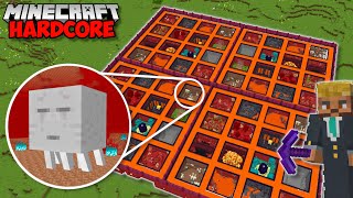 I Built The WORLDS BIGGEST NETHER ZOO in Minecraft Hardcore (#104)