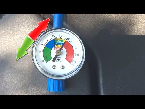 Car AC pressure too high FIX overcharged a/c gauge fluctuation reading jumps Up Down Freon problem