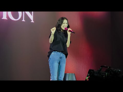 BLACKPINK Jisoo Your Love First Performance Live Lights Love Action Fanmeet in Manila 250314 김지수 팬미팅