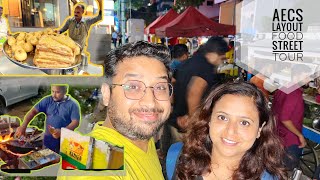 AECS LAYOUT STREET FOOD |  Bangalore food street | Whitefield street food | Bangalore food tour