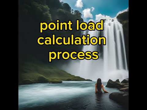 how to calculate point load