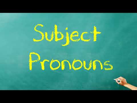 Subject Pronouns #Starter #Beginner #35
