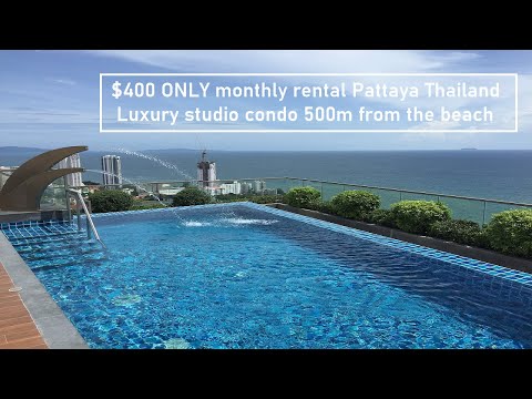 $400 Monthly rental   Pattaya Thailand budget apartments hotels condo luxury