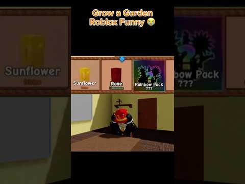 GROW A GARDEN FUNNY MOMENTS #growagarden #roblox #gaming #games #shorts #shortvideo