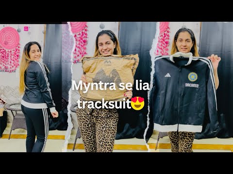 Amazing track suit from Myntra😍#myntra #shopping #haul #tracksuit #adidas #ytshorts #viral #fyp