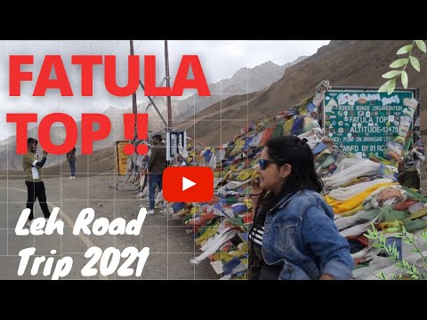 Fatula Top:leh trip by car 2021;leh with kids; Srinagar to leh drive;ladakh trip guide;travel vlog