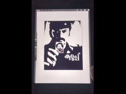 Dulquer Salmaan || Kurup|| Easy drawing