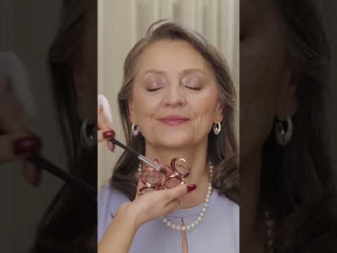 Grace’s Radiant Glowy Makeup Revealed! ✨ #makeup #beautyover70 #makeuptutorial