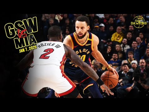 Golden State Warriors Full Team Highlights vs Heat | Jan 7, 2025  | FreeDawkins