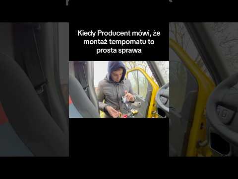 Kiedy Producent mówi, że montaż tempomatu to prosta sprawa 😂 #funnyfails #vanbuild #carupgrade