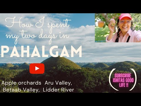 Travel PAHALGAM !!  Apple orchards, Aru valley, Betab Valley, Lidder River. Kashmir Vlog !!