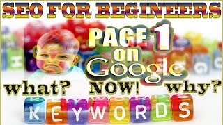 Search Engine Optimization for Beginners 🔝 SEO Introduction 🔍 Why do Keyword Research 🎿