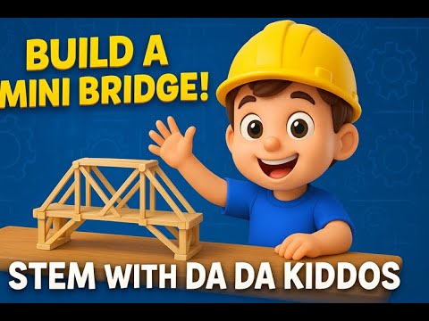 Build a Mini Bridge! 🌉 STEM Engineering Fun | STEM Education