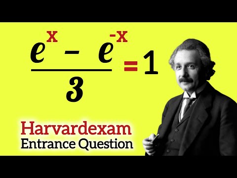 Harvard Entrance Exam Question | A tricky Maths Problem Solving masterclass | Math and Solution 