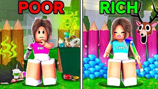 RICH vs POOR Challenge in 99 Nights in The Forest!