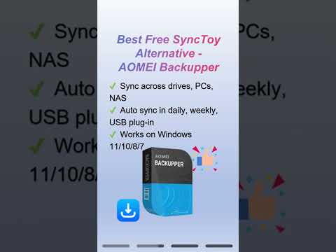 Best Free SyncToy Alternative for Windows 11/10/8/7 #sync #filesync #windowstips