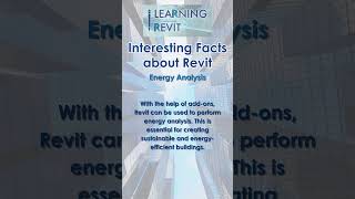 INTERESTING FACTS ABOUT REVIT | ENERGY ANALYSIS #learningrevit #revit #energyanalysis