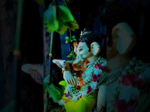 Tree decoration for ganpati | Decoration for ganpati | Ganpati decoration 2024 | #ganeshastatue  🌳✨