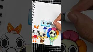 Drawing Tisha Dandy’s World 🥺 #dandysworld #tisha #dandysworldroblox #roblox #drawing
