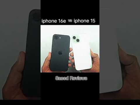 IPhone 16e vs IPhone 15 – Real Upgrade or Just Hype? 🔥 Full Comparison! #tech