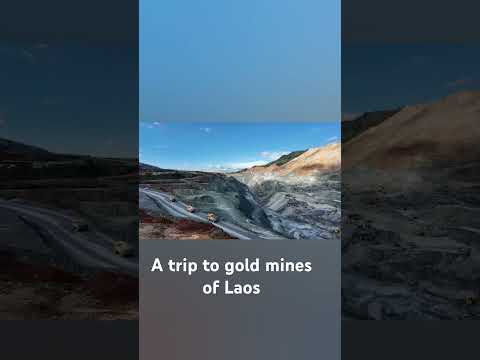 A trip to gold mines of Laos #mining #minerals #gold