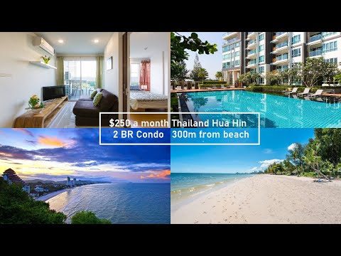 Thailand Hua Hin Only $250 monthly rental Budget travel Apartment condo cheap good value for money