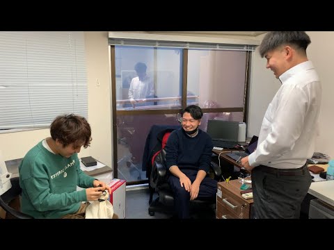 バイト君の誕生日を盛大にお祝いしました