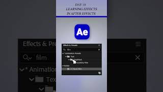DAY 18 BURN FILM EFFECT | AFTER EFFECTS #aeeffects #adobesoftware  #aetutorial #aftereffects