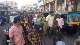 Welcome of national medalist in vapi