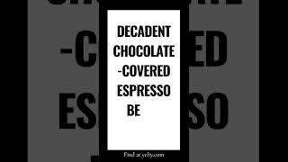 Decadent Chocolate Covered Espresso Beans Recipe #candy #sweets #confectionery #flavorfuldiscoveries