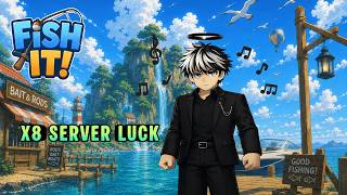 X8 SERVER LUCK - MISI WITHERING ROD! SAMBIL REACT FYP TT | FISH IT ROBLOX LIVE #mediashareon
