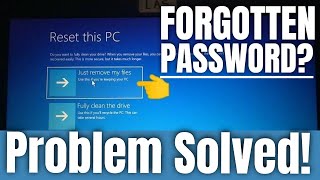 2020 RESET FORGOTTEN PASSWORD | How To FORMAT Windows 10 without password