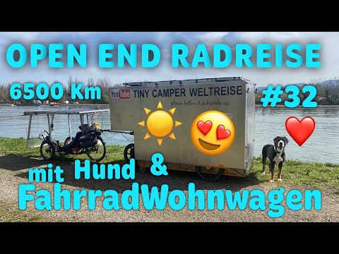 ‼️😔KURZ VOR DEUTSCHER GRENZE 😭‼️und es fühlt sich 💩an‼️#32‼️Radreise Fahrradwohnwagen Outdoor Rad