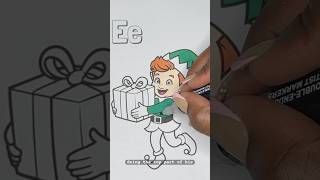 Learning ABCs Christmas edition | Letter E #abcforkids #merrychristmas #educationalkidsvideo