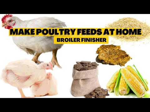 How to make poultry feeds at home || Broiler Finisher Part2