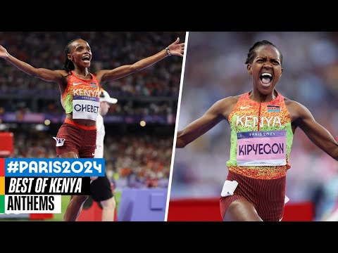 🇰🇪 The best of Kenya at Paris 2024 | Anthems