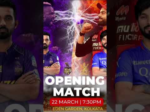 opening match RCB vs KKR #viratkohli #cricket #csk #ipl #ipl2025
