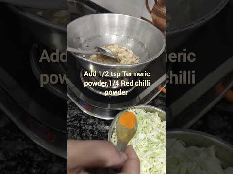 patta gobhi ki sabji#cabbagerecipe#bandgobhi#pattagobhikisabji#shorts#ytshorts#cookingshorts#viral