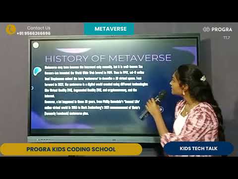 Introduction to Metaverse  | Kids Tech Talk |  By Anisha, Grade 8 student #kids #kidsvideo
