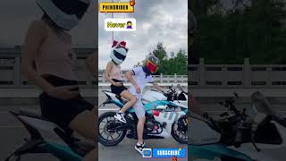 Baby❤️Please Hold Me,,🔥🏍️#short #race #rider #ktm #love #couple #motovlog #phinorider